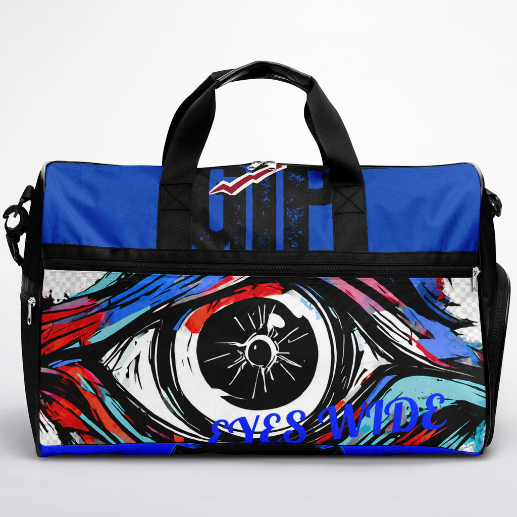 Growth In Pain "Blue Bottom" Crossbody Gym Bag - AOP