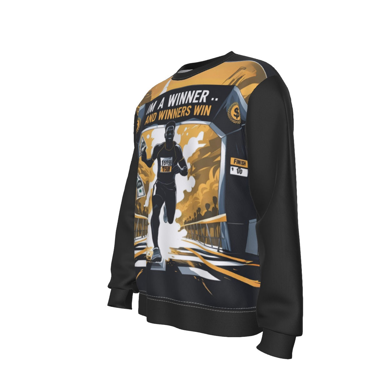 Growth In Pain Apparel Men's 'Winners Win' Streetwear Sweatshirt