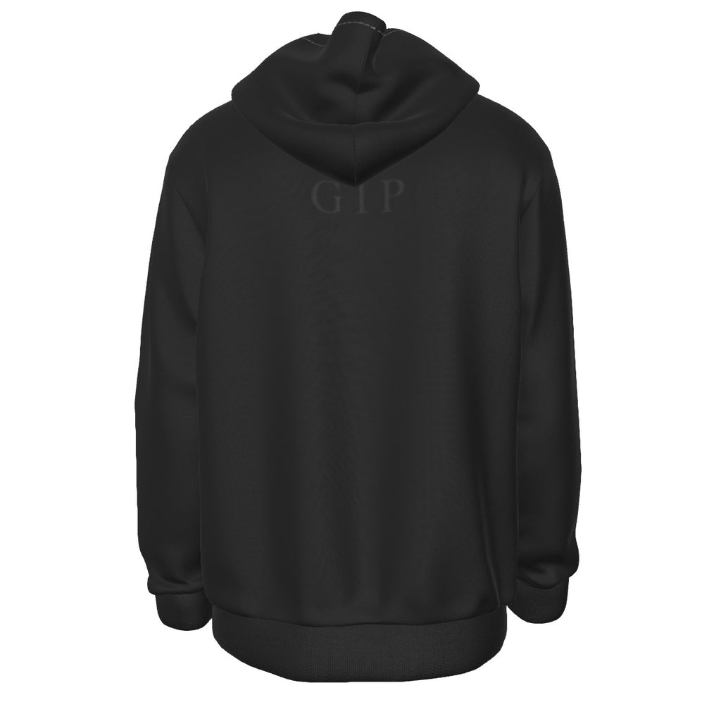 Growth In Pain Apparel Men's Pullover Hoodie - 'Blurred Lines' American Indian Streetwear Design