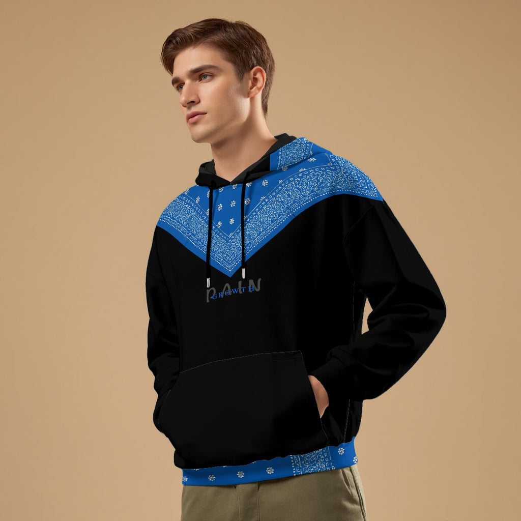 GIP Apparel Premium Unisex Pullover Hoodie | 310GSM 100% Cotton Streetwear with 'Growth in Pain' Print