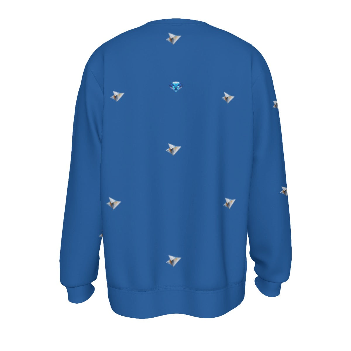 Growth In Pain Apparel Men's Blue Diamond Premium Sweatshirt Streetwear