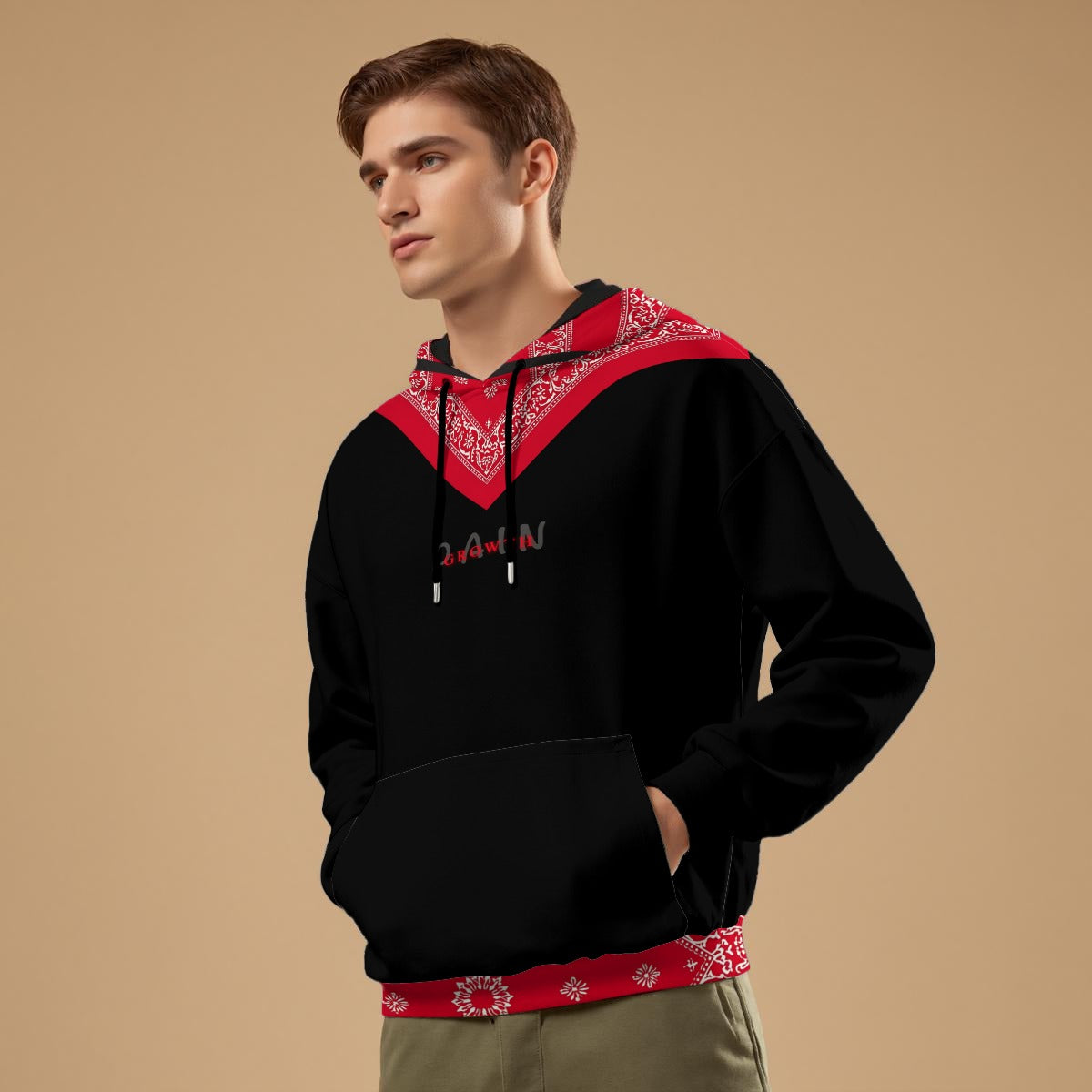 GIP Apparel Premium Unisex Pullover Hoodie | 310GSM 100% Cotton Streetwear 'Growth in Pain' Print