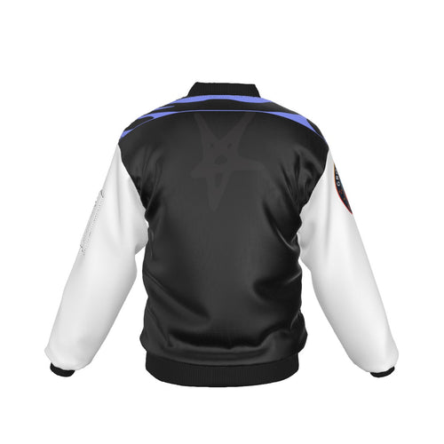 GIP Apparel Men's Bomber Jacket "Eyes Wide" - Windproof Street Print Jacket