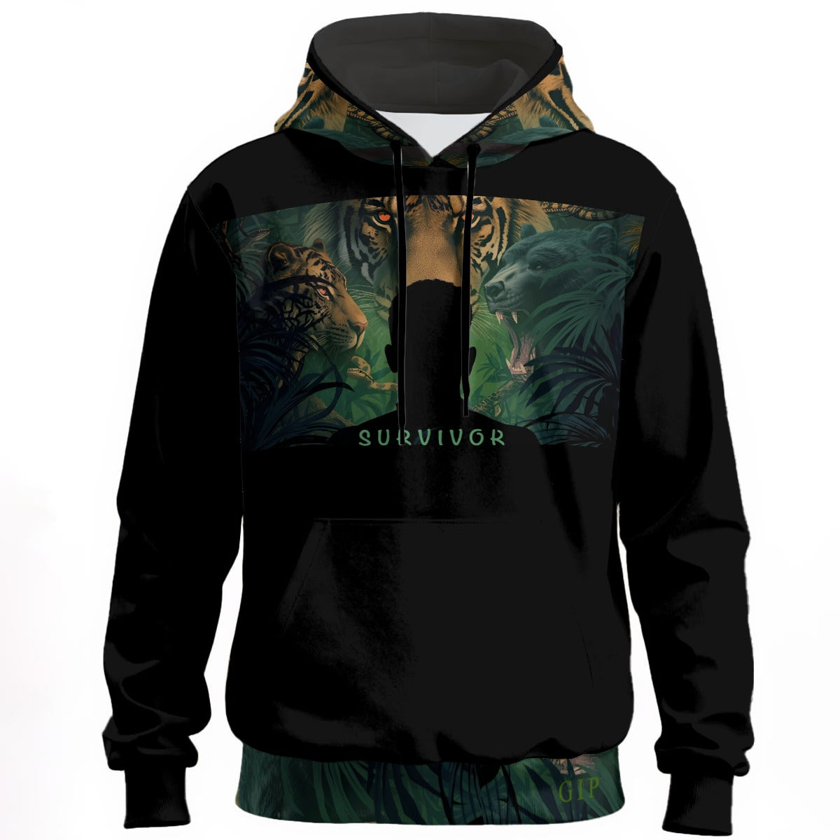 GIP Apparel Premium Unisex Pullover Hoodie | 310GSM 100% Cotton Survivor Streetwear