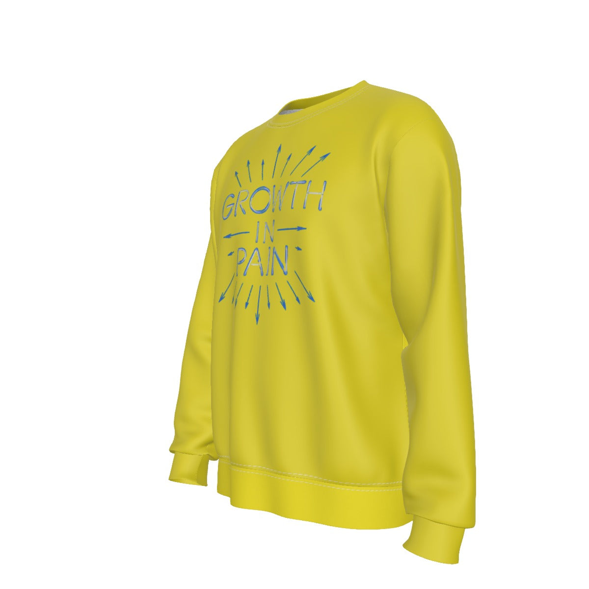 Growth In Pain Apparel Men's Heavy Fleece Sweatshirt with G.I.P. Logo - Premium Streetwear