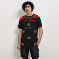 Growth In Pain Apparel Men's Short Sleeve T-Shirt with Rounded Hem - 'A King Was Born' Streetwear Design