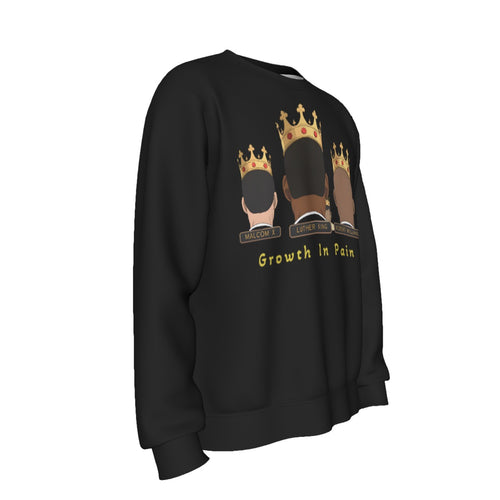 GIP Apparel Men's Sweatshirt "Three Kings" Streetwear Design - Malcolm X, MLK, Robert Williams