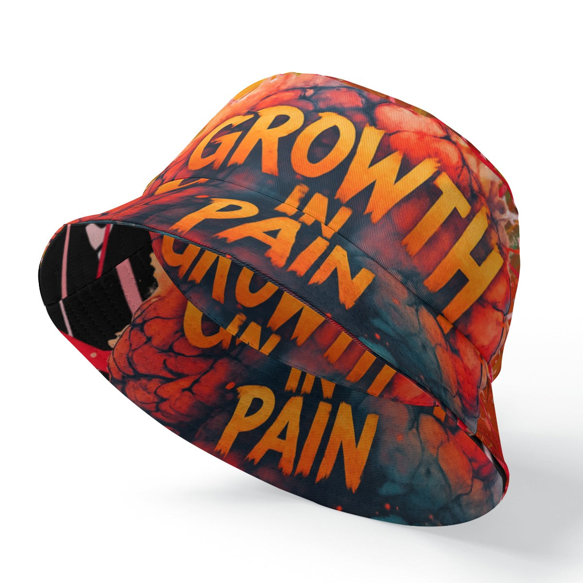 GIP Apparel Double-Side Print Bucket Hat for Streetwear & Nightlife