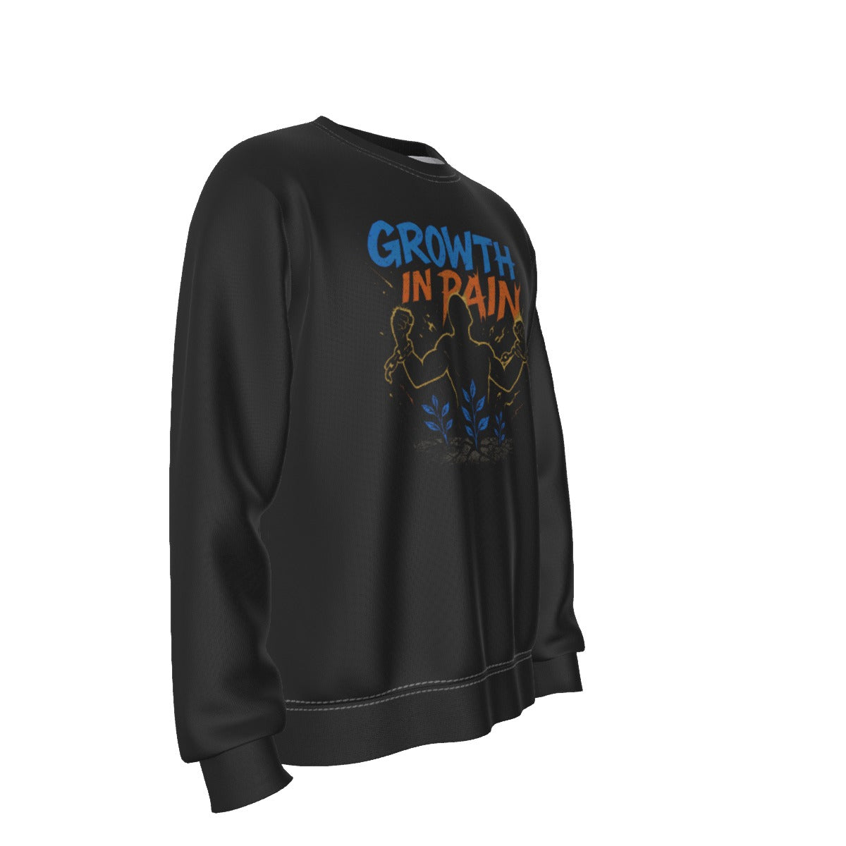 Growth In Pain Apparel Men's Sweatshirt 'Breaking the Chains' Streetwear Crewneck Sweatshirt