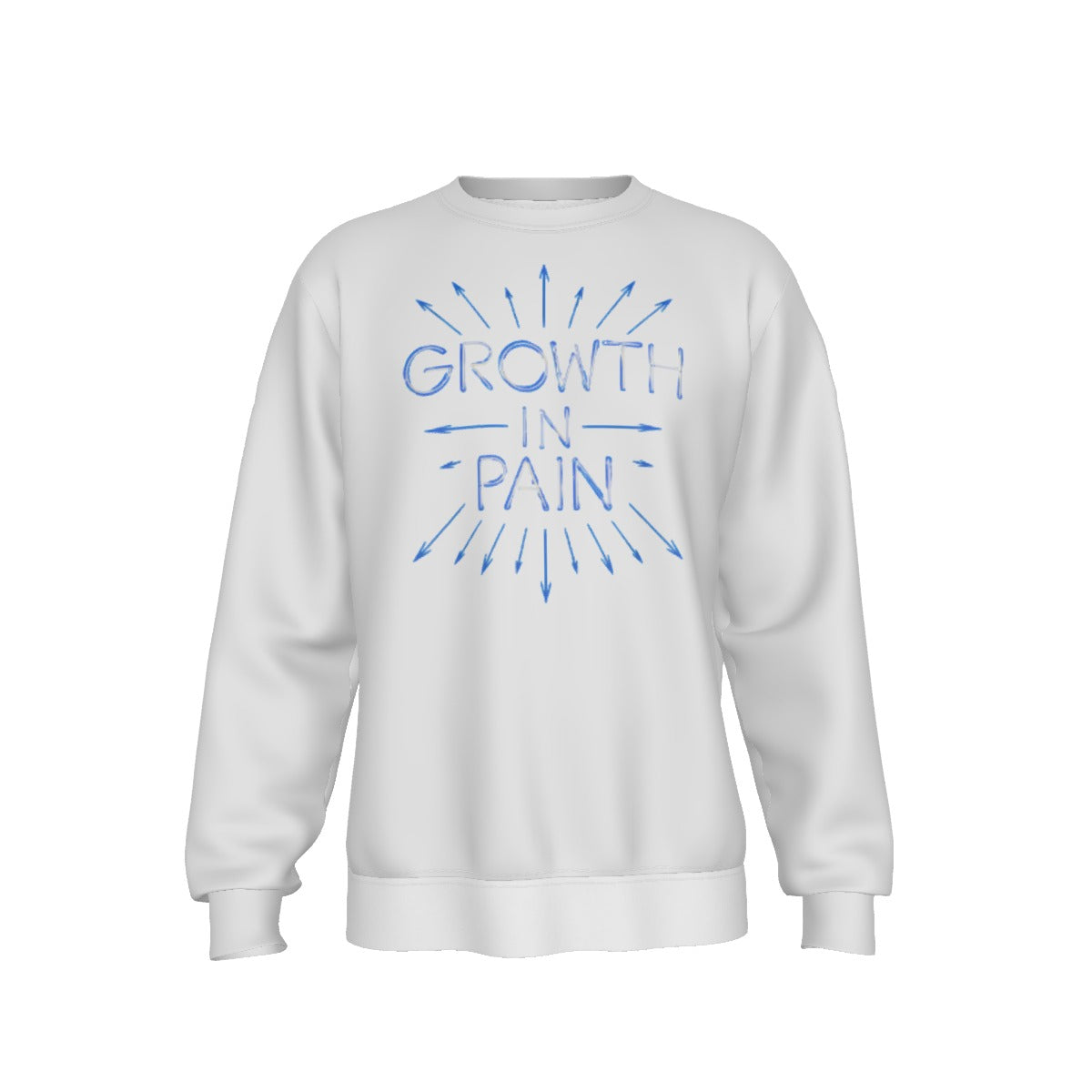 Growth In Pain Apparel Men's Heavy Fleece Sweatshirt with G.I.P. Logo - Premium Streetwear