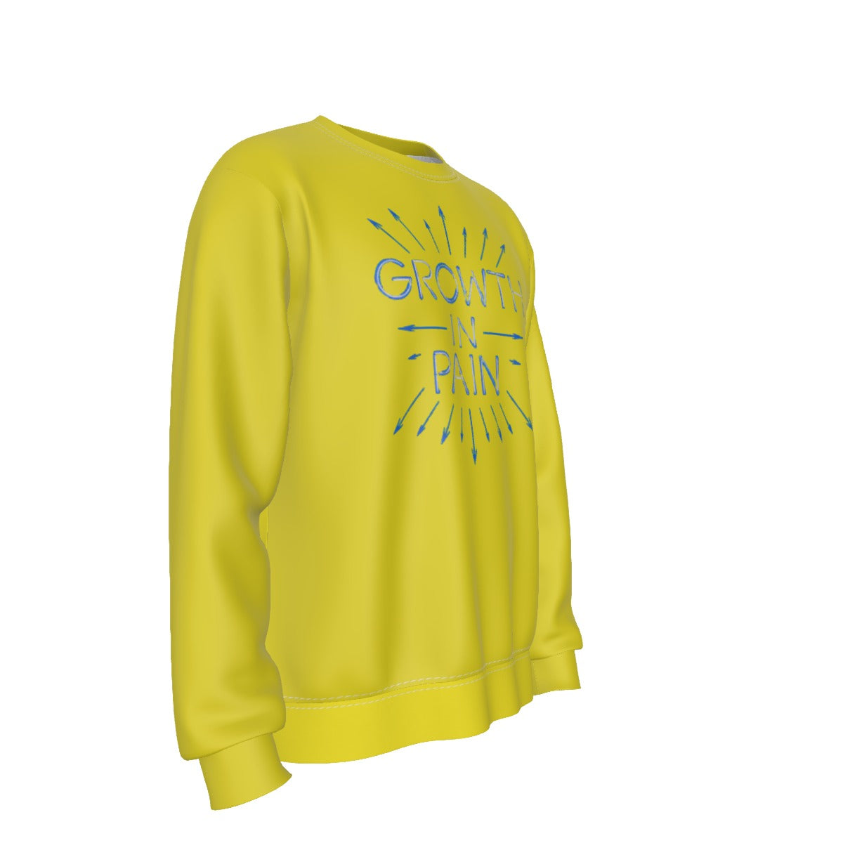 Growth In Pain Apparel Men's Heavy Fleece Sweatshirt with G.I.P. Logo - Premium Streetwear