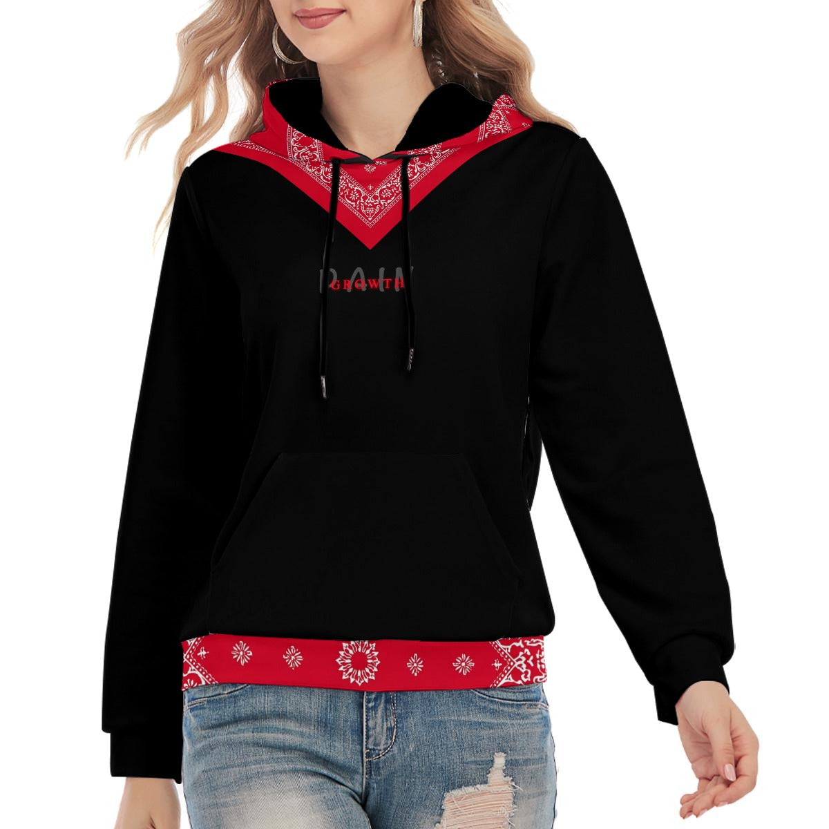 GIP Apparel Premium Unisex Pullover Hoodie | 310GSM 100% Cotton Streetwear 'Growth in Pain' Print