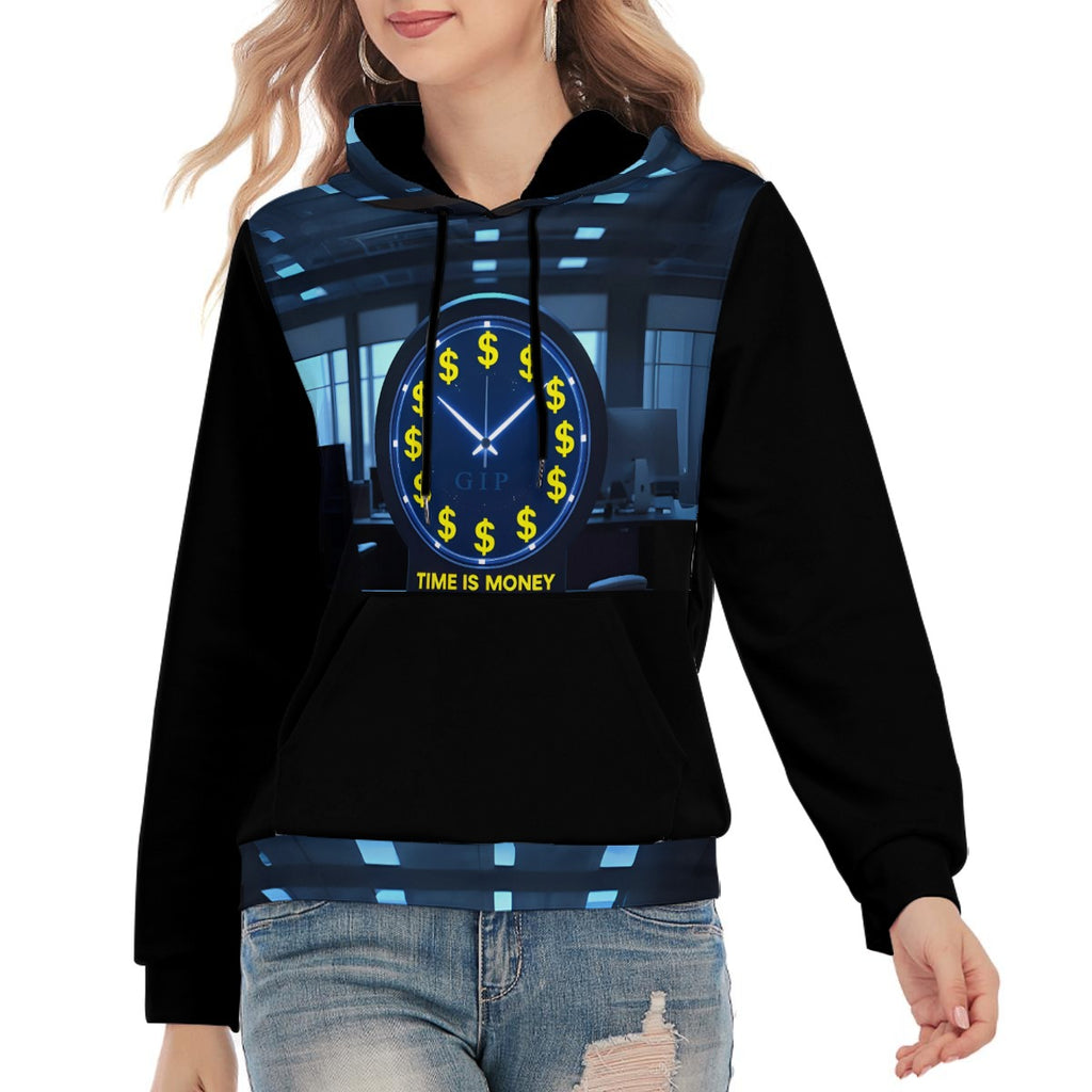 GIP Apparel Premium Unisex Hoodie | 310GSM 100% Cotton 'Time Is Money' Streetwear