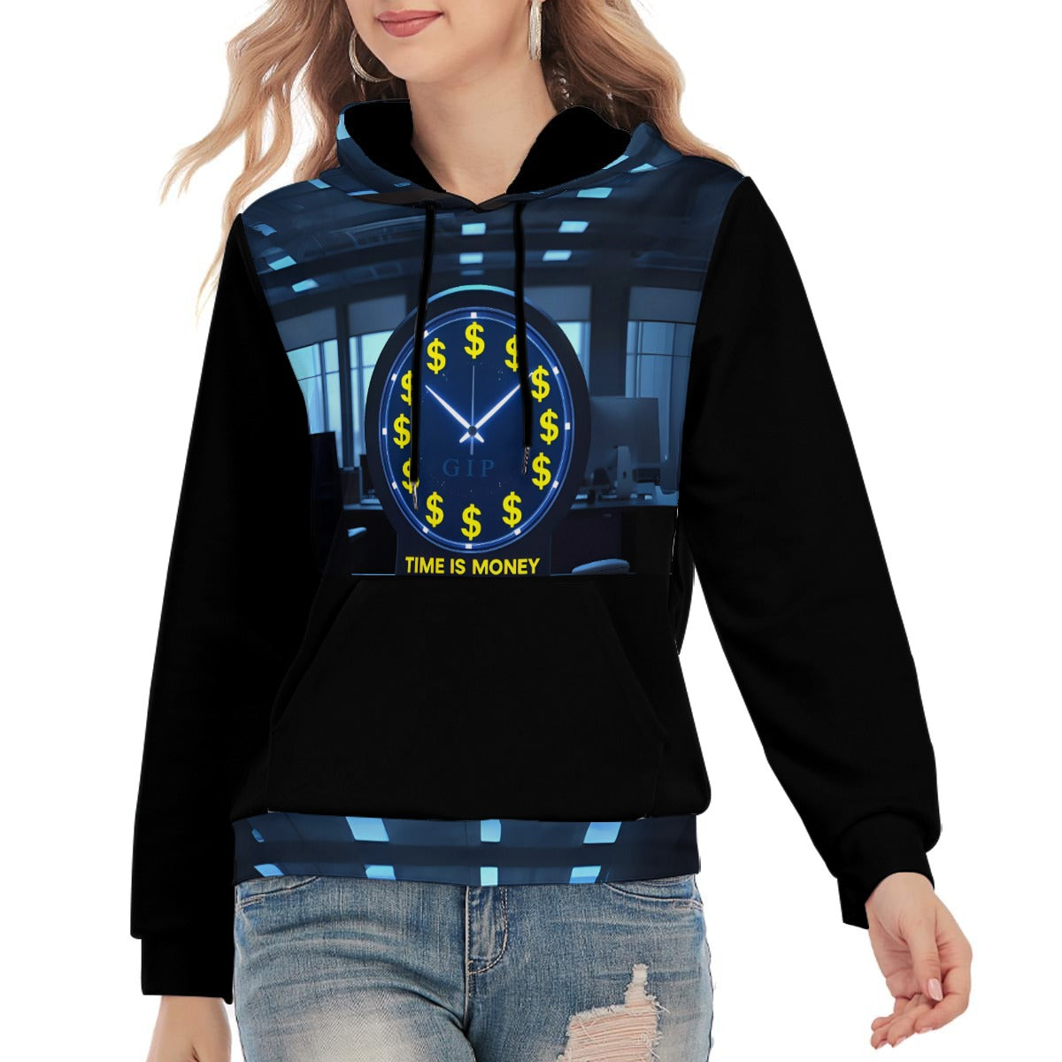 GIP Apparel Premium Unisex Hoodie | 310GSM 100% Cotton 'Time Is Money' Streetwear