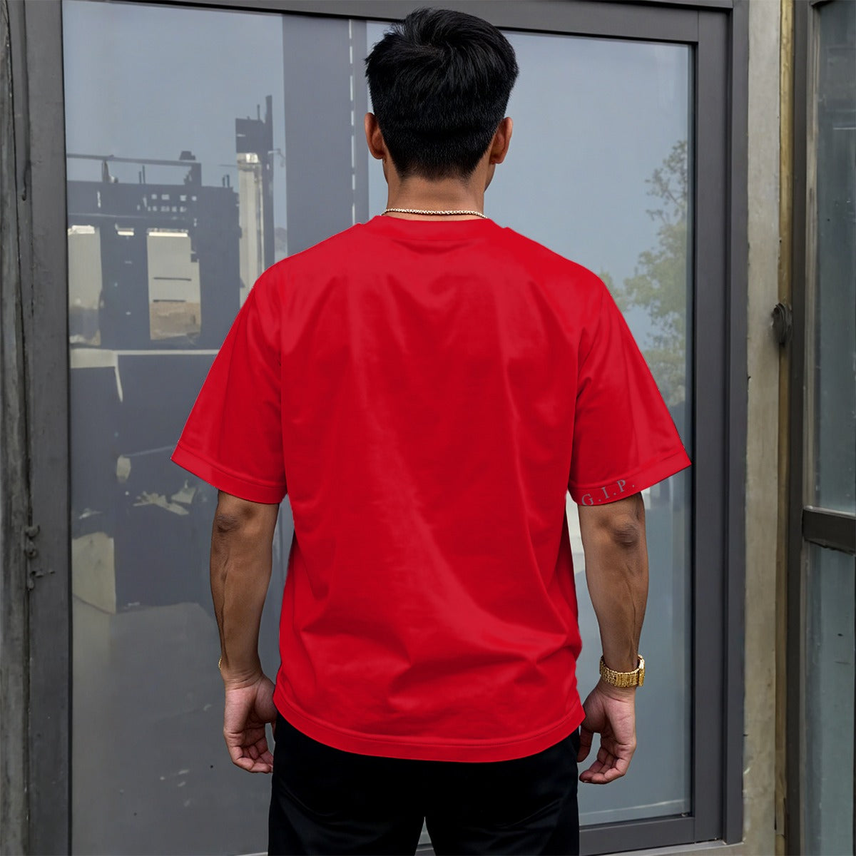 Growth In Pain Apparel Unisex Drop-Shoulder T-Shirt 180GSM - Premium Streetwear Nightlife Design 'Toolz Wit Me'
