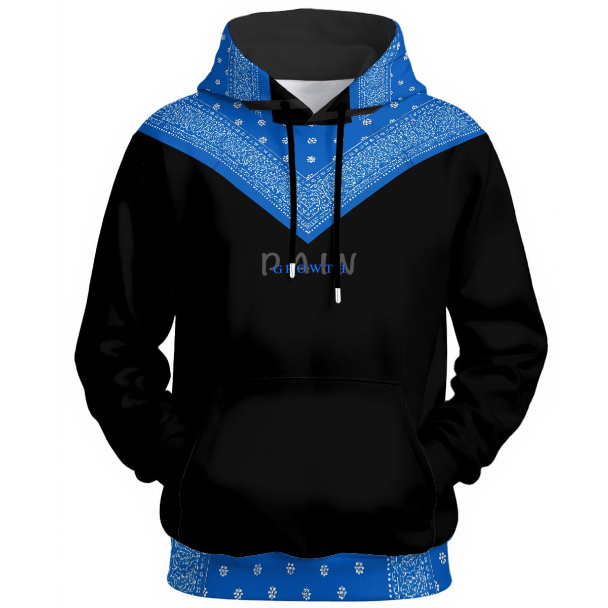 GIP Apparel Premium Unisex Pullover Hoodie | 310GSM 100% Cotton Streetwear with 'Growth in Pain' Print