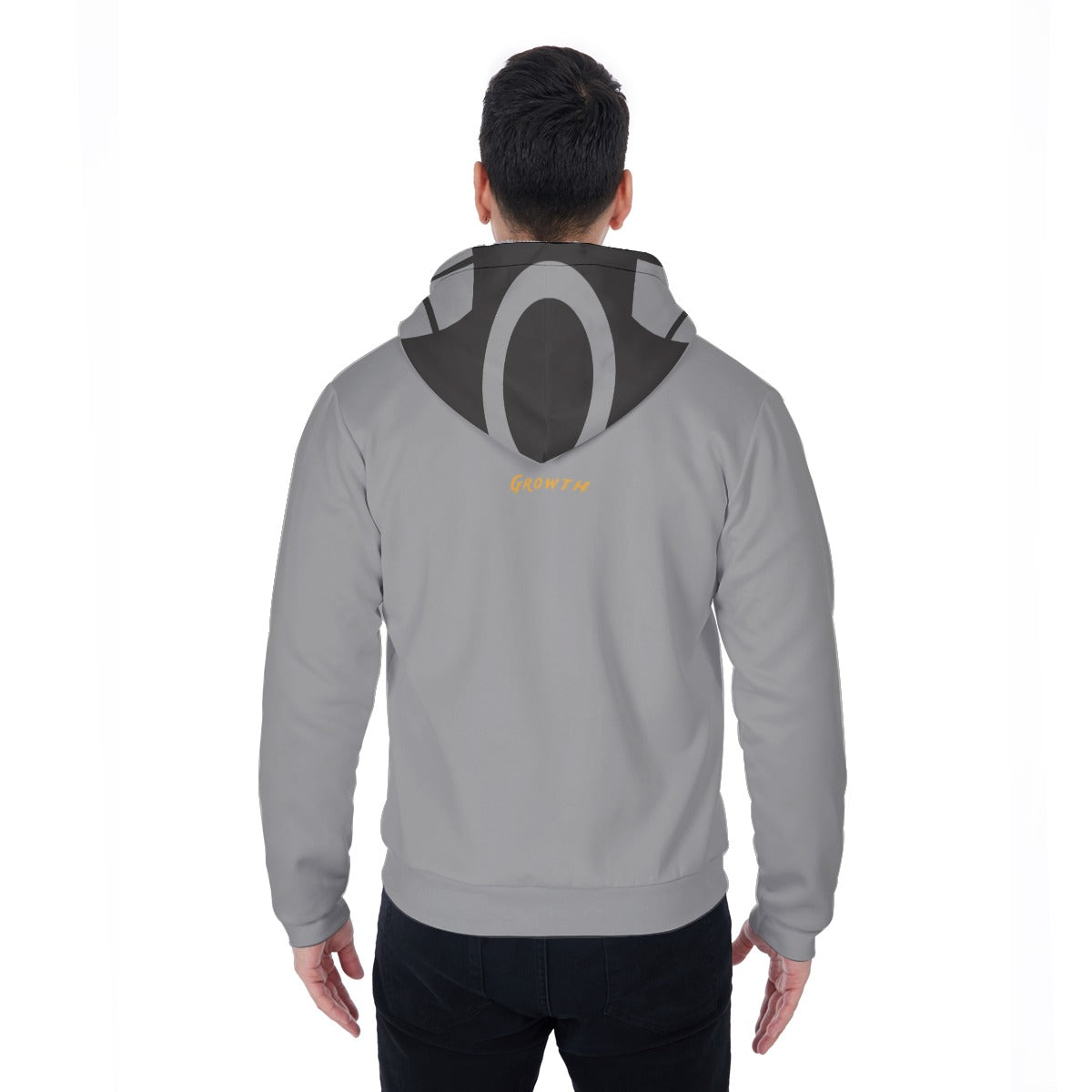 Growth In Pain Apparel Men's Warm Sherpa Fleece Zip Up Hoodie - Thick Winter Sweatshirt with Plush L