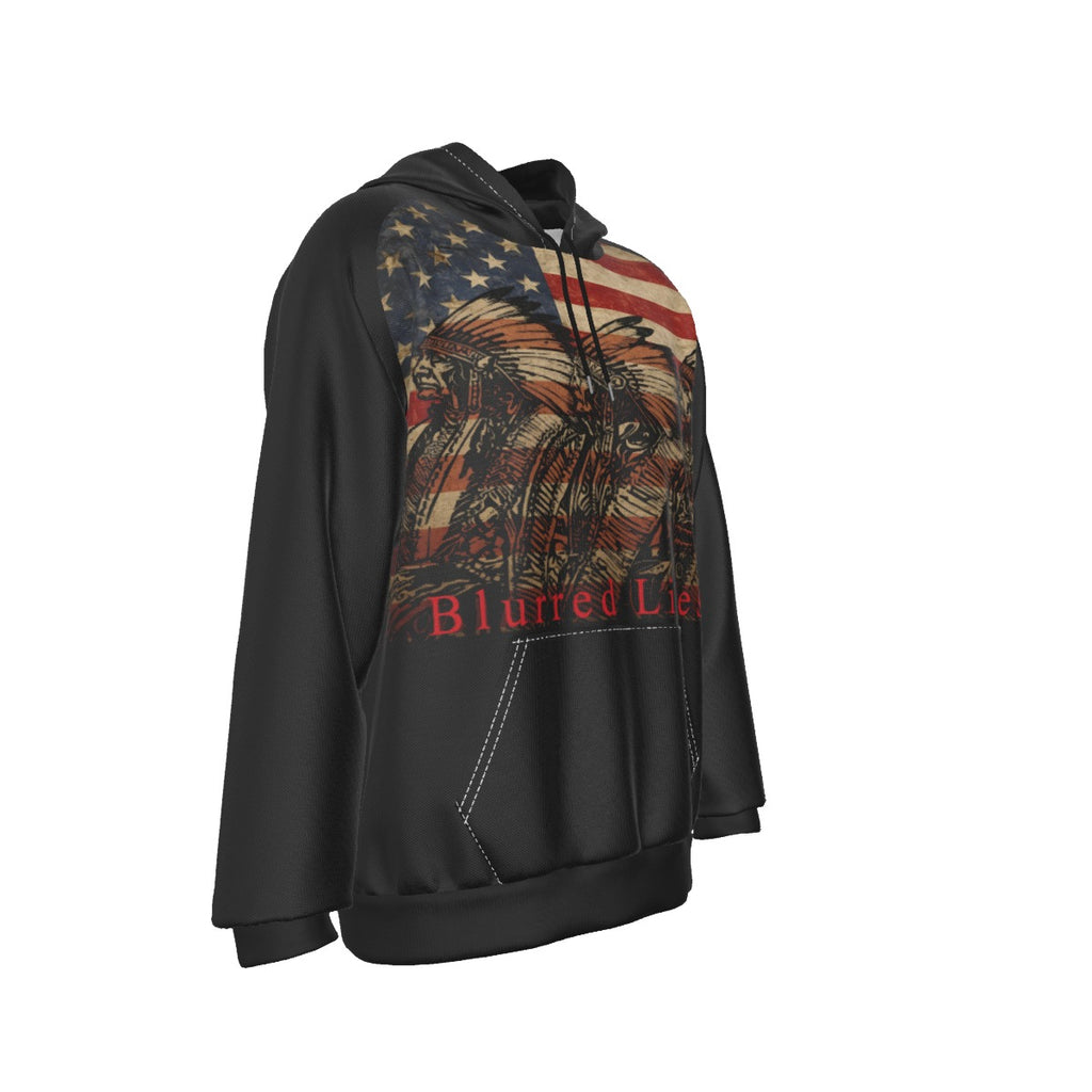 Growth In Pain Apparels "Blurred Lines" Series|Raglan Pullover Hoodie Streetwear