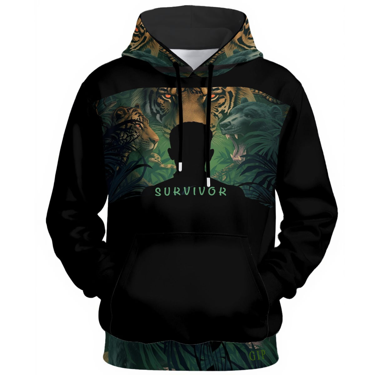 GIP Apparel Premium Unisex Pullover Hoodie | 310GSM 100% Cotton Survivor Streetwear