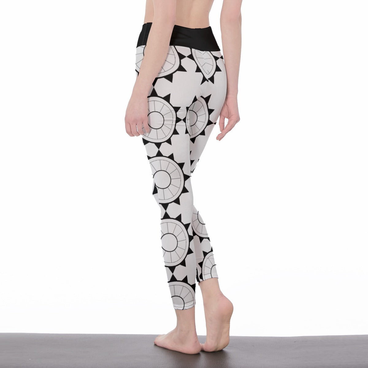 GIP Apparel Women's High Waist Leggings with Side Stitch Closure