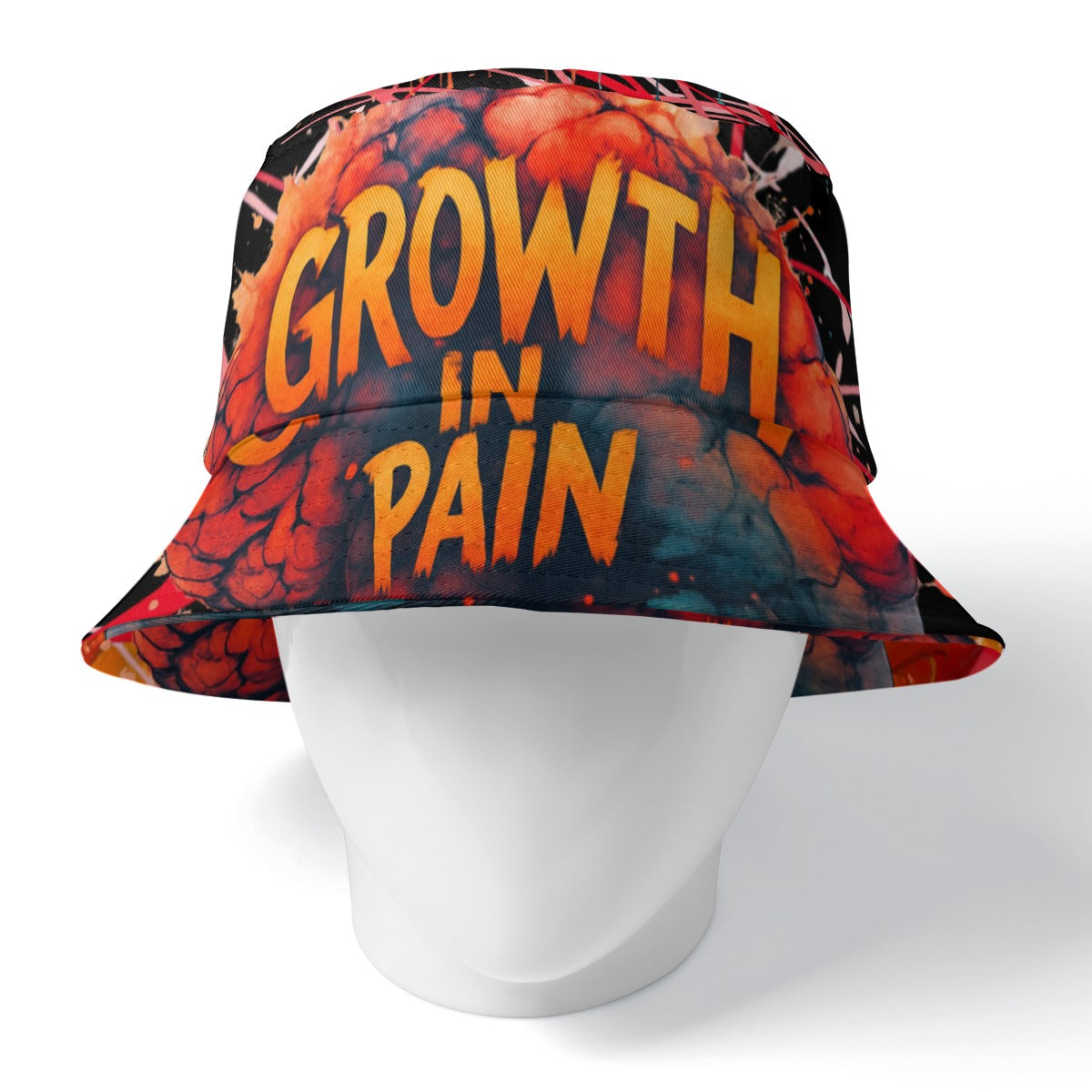 GIP Apparel Double-Side Print Bucket Hat for Streetwear & Nightlife