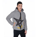 Growth In Pain Apparel Men's Warm Sherpa Fleece Zip Up Hoodie - Thick Winter Sweatshirt with Plush L