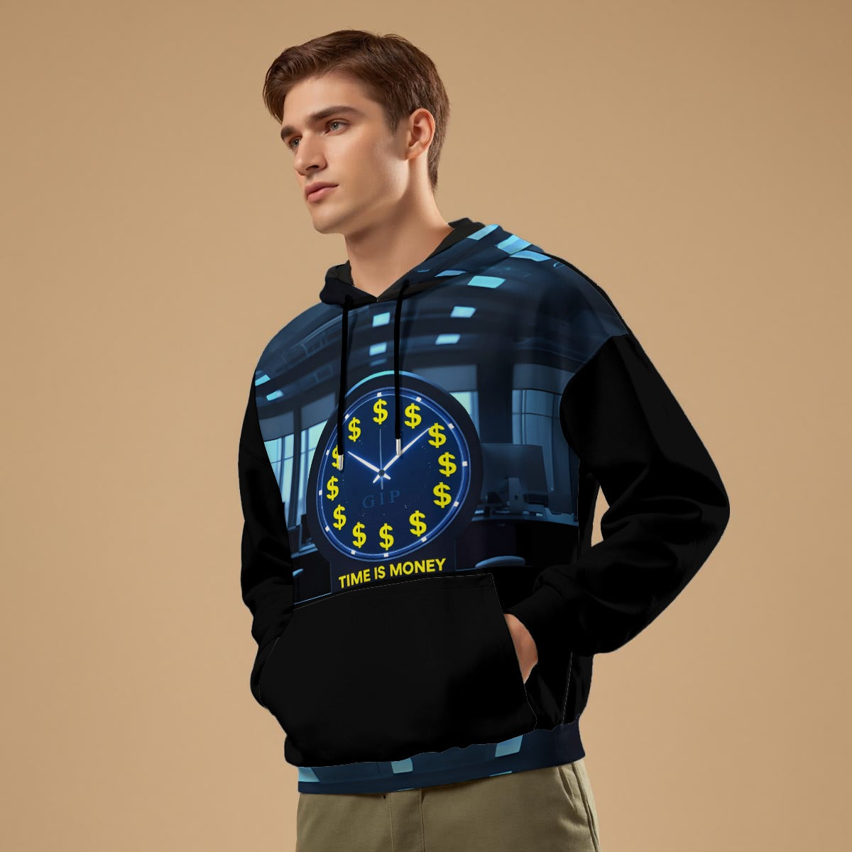 GIP Apparel Premium Unisex Hoodie | 310GSM 100% Cotton 'Time Is Money' Streetwear