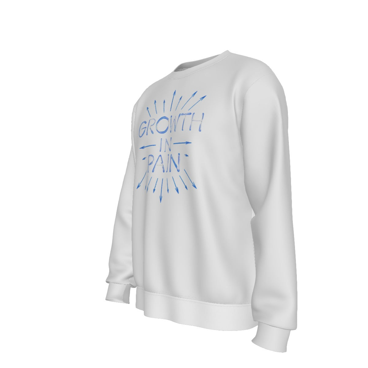 Growth In Pain Apparel Men's Heavy Fleece Sweatshirt with G.I.P. Logo - Premium Streetwear
