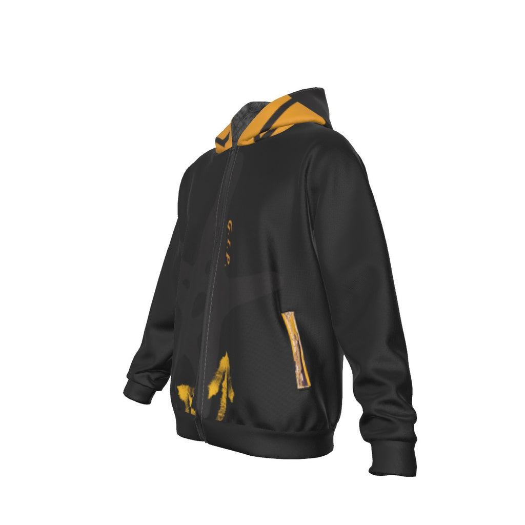 Growth In Pain Apparel Men's Warm Sherpa Fleece Zip Up Hoodie - Thick Winter Sweatshirt with Plush L