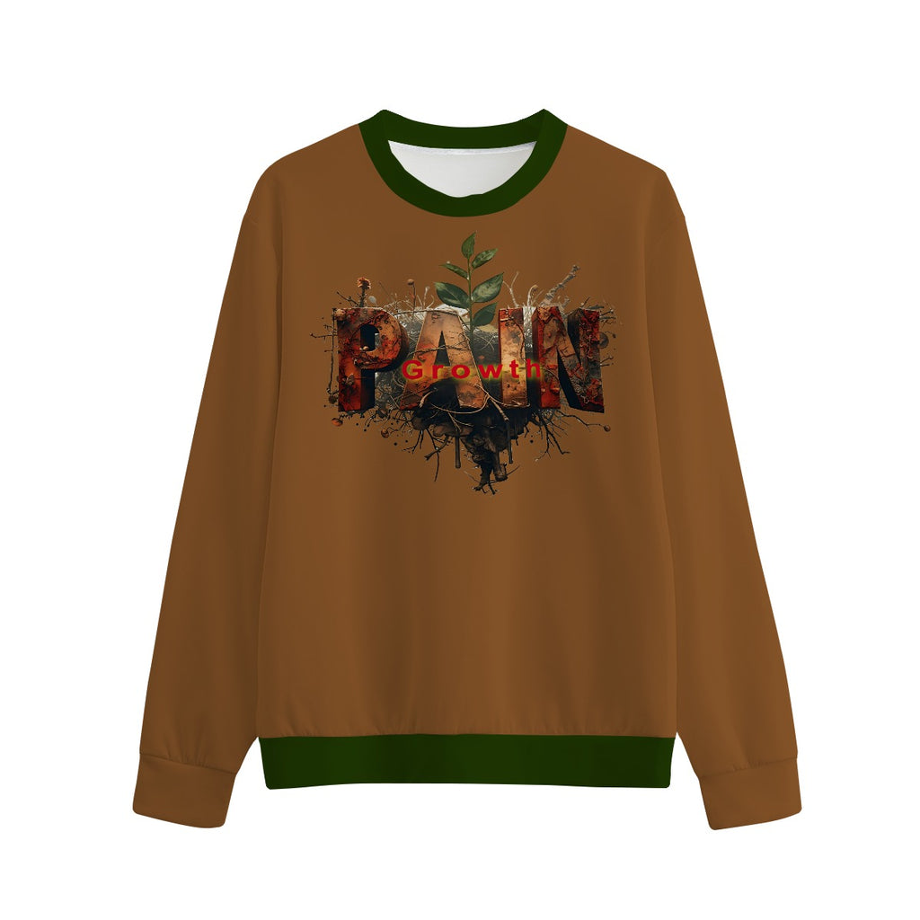 Growth In Pain Unisex O-Neck Sweatshirt | 310GSM 100% Cotton Premium Streetwear “Pain Tree”