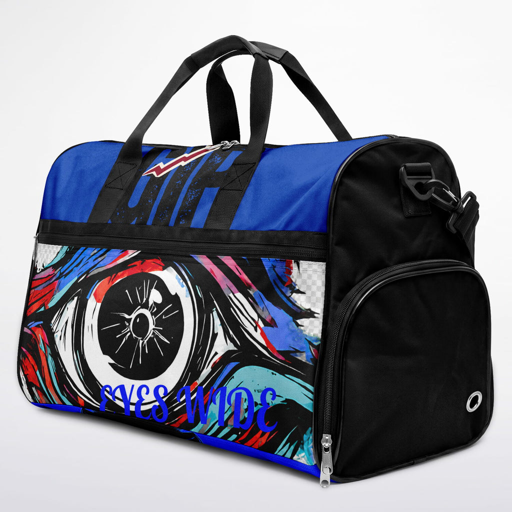 Growth In Pain "Blue Bottom" Crossbody Gym Bag - AOP