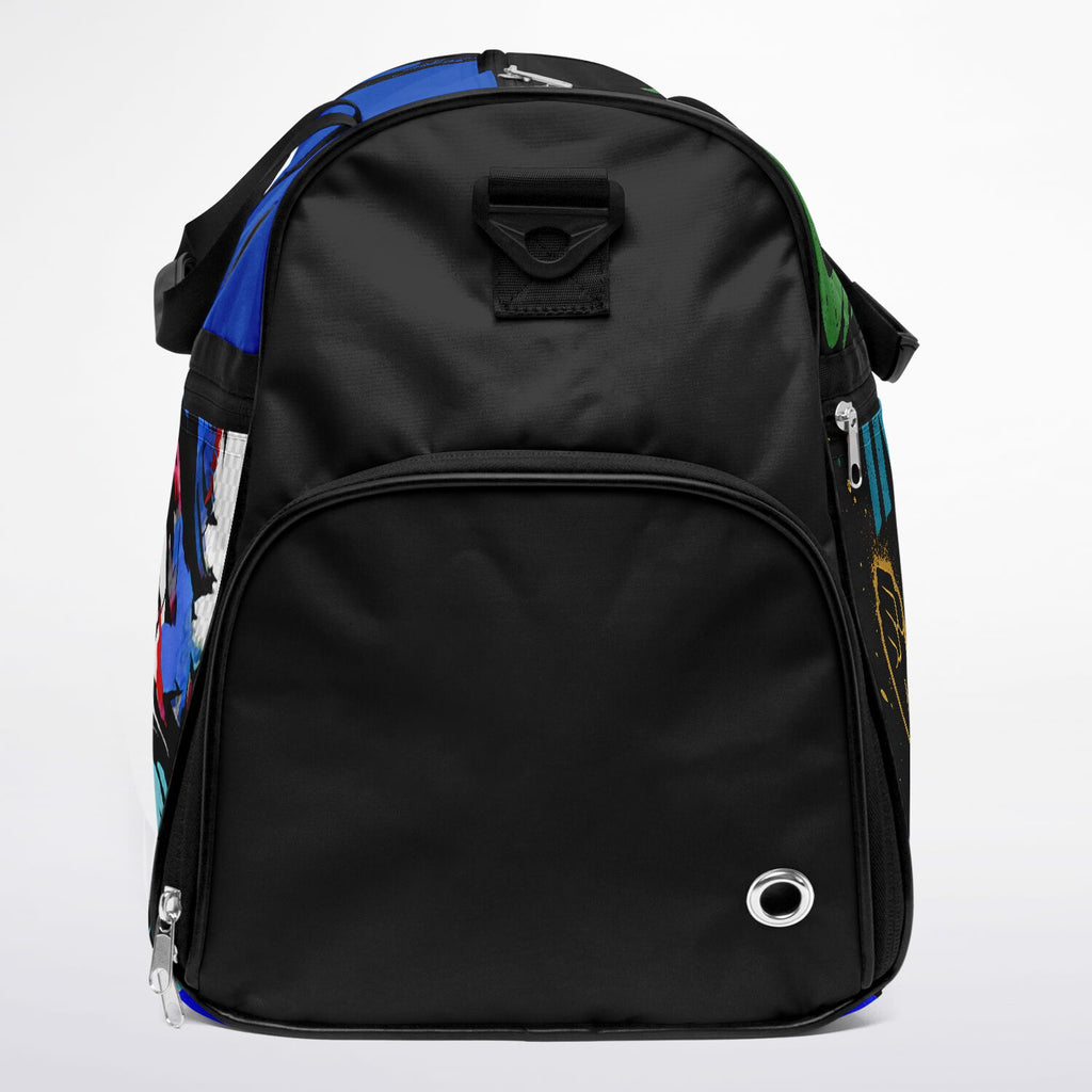 Growth In Pain "Blue Bottom" Crossbody Gym Bag - AOP