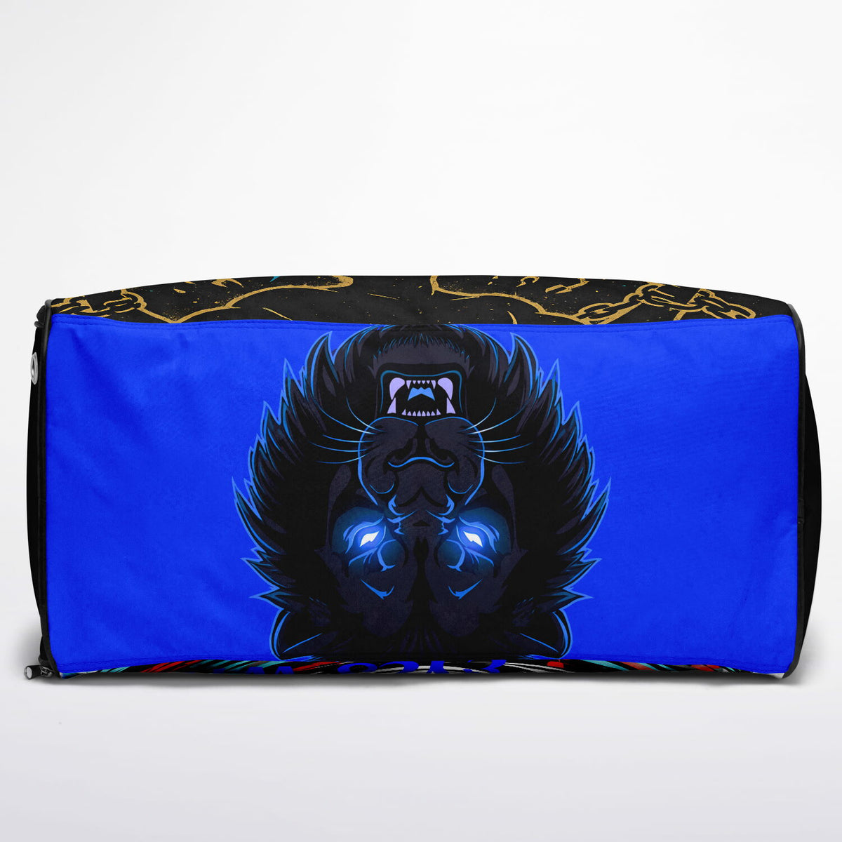 Growth In Pain "Blue Bottom" Crossbody Gym Bag - AOP