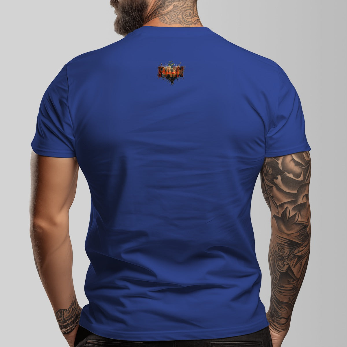 GIP Apparel " Lion Heart" O-neck Short Sleeve Premium T-shirt | 180GSM 100% Cotton (10 Colors)