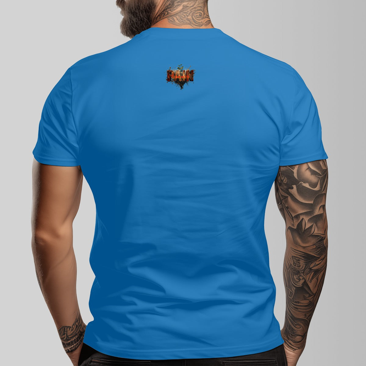 GIP Apparel " Lion Heart" O-neck Short Sleeve Premium T-shirt | 180GSM 100% Cotton (10 Colors)