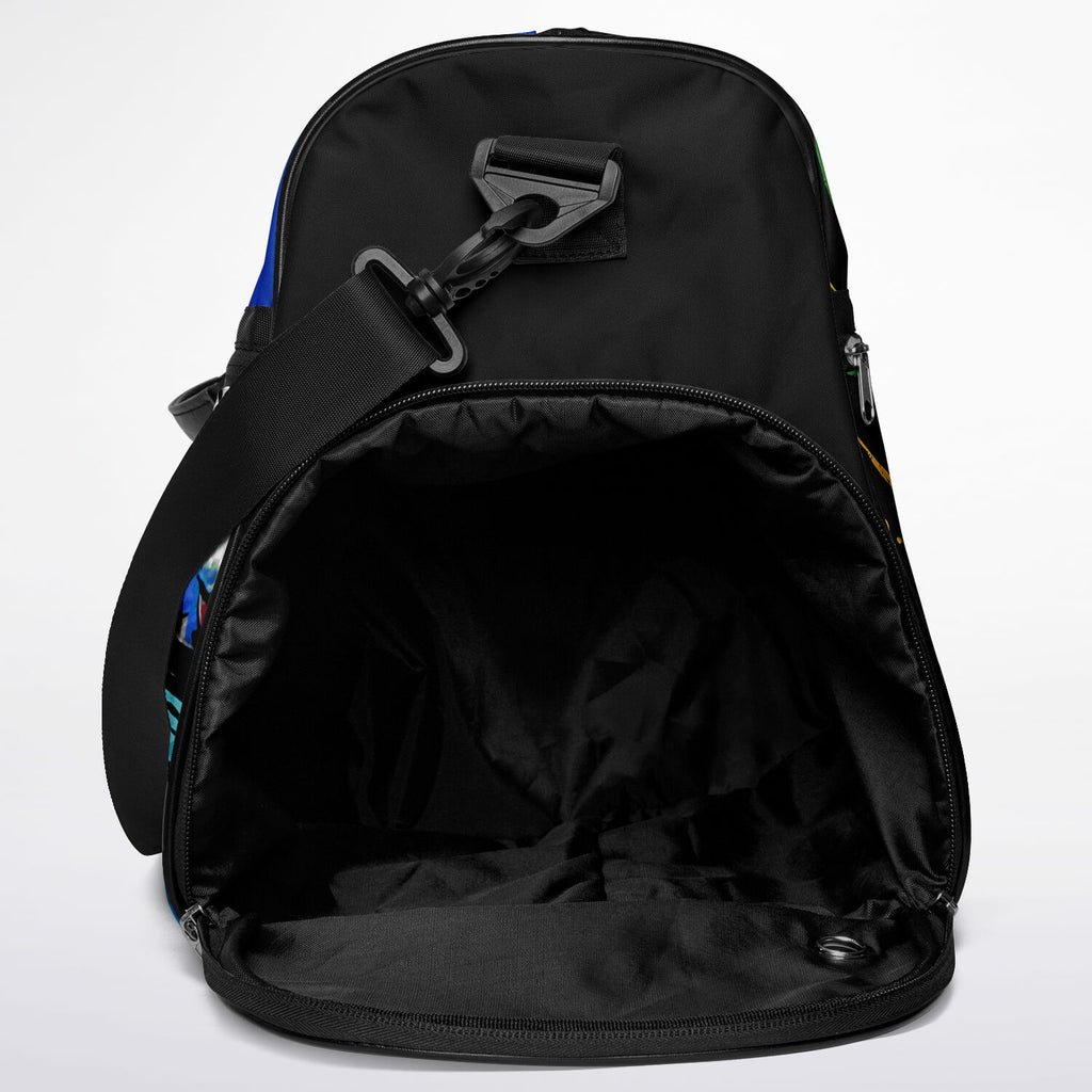 Growth In Pain "Blue Bottom" Crossbody Gym Bag - AOP